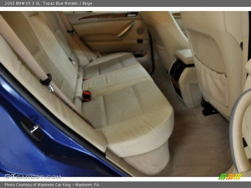 Topaz Blue Metallic / Beige 2002 BMW X5 3.0i