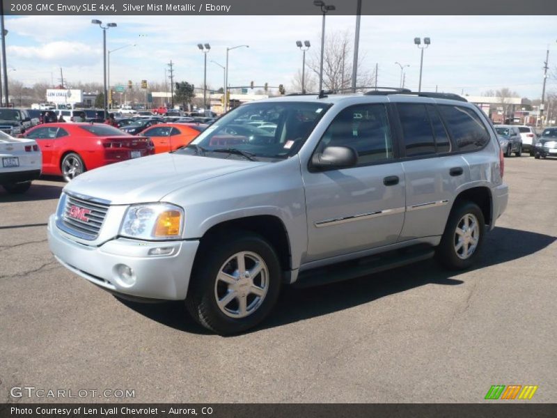 Silver Mist Metallic / Ebony 2008 GMC Envoy SLE 4x4