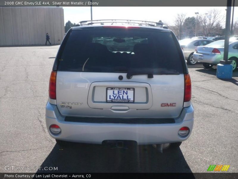 Silver Mist Metallic / Ebony 2008 GMC Envoy SLE 4x4