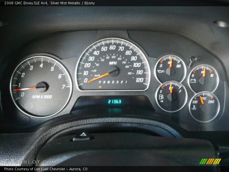 Silver Mist Metallic / Ebony 2008 GMC Envoy SLE 4x4