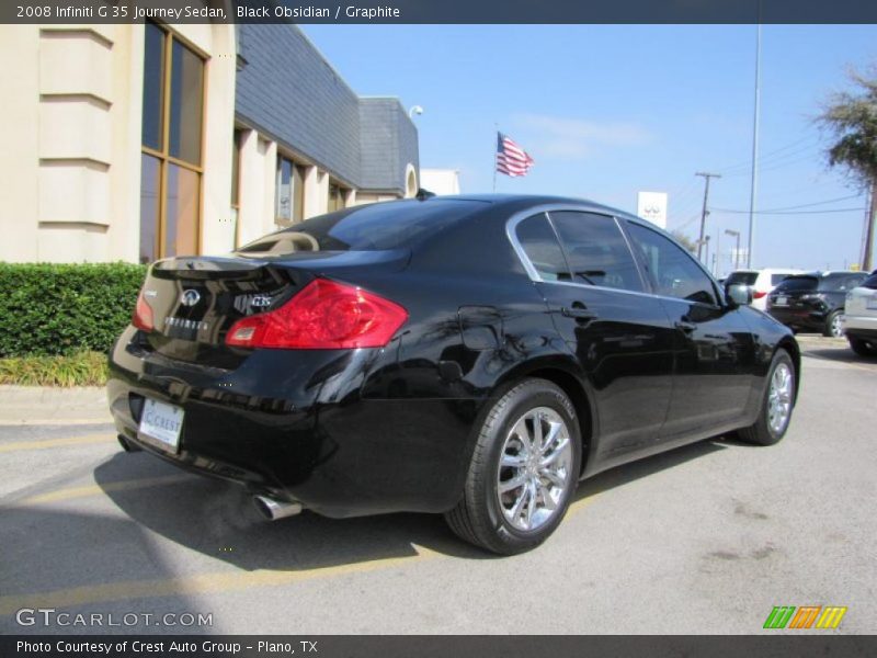 Black Obsidian / Graphite 2008 Infiniti G 35 Journey Sedan