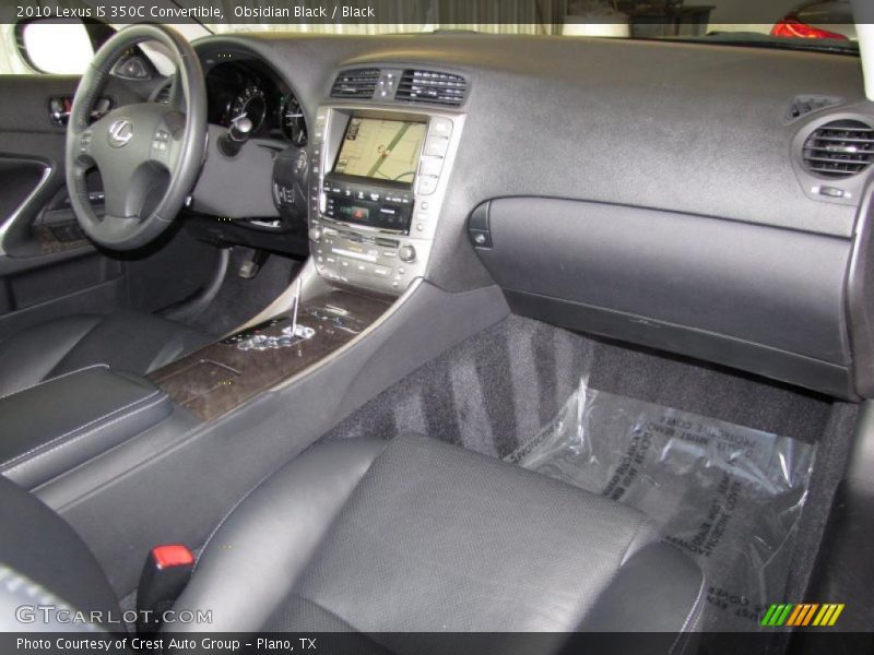 Dashboard of 2010 IS 350C Convertible