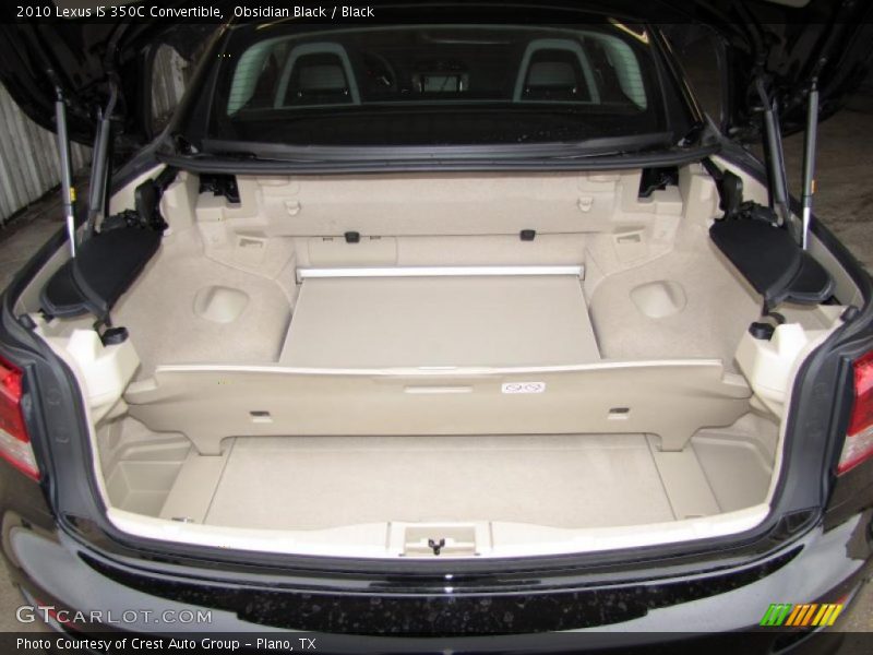  2010 IS 350C Convertible Trunk