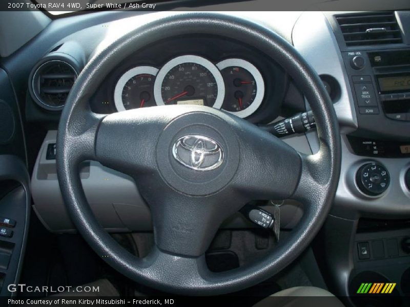 Super White / Ash Gray 2007 Toyota RAV4 4WD