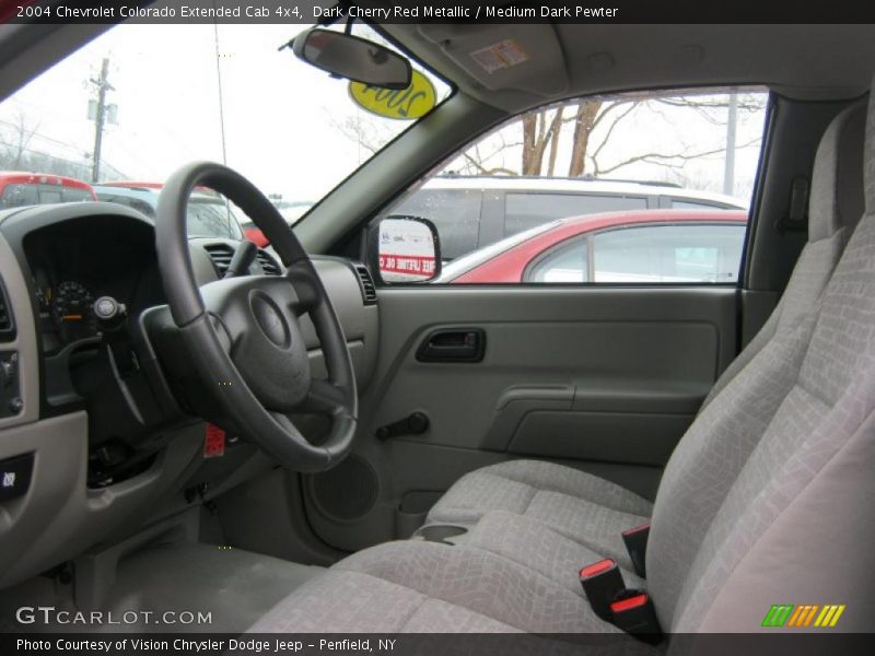 Dark Cherry Red Metallic / Medium Dark Pewter 2004 Chevrolet Colorado Extended Cab 4x4