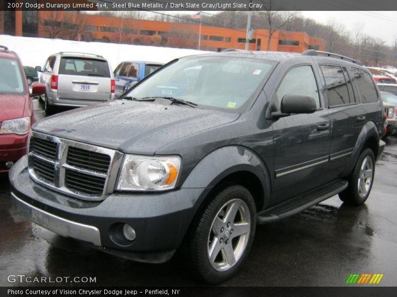 Steel Blue Metallic / Dark Slate Gray/Light Slate Gray 2007 Dodge Durango Limited 4x4