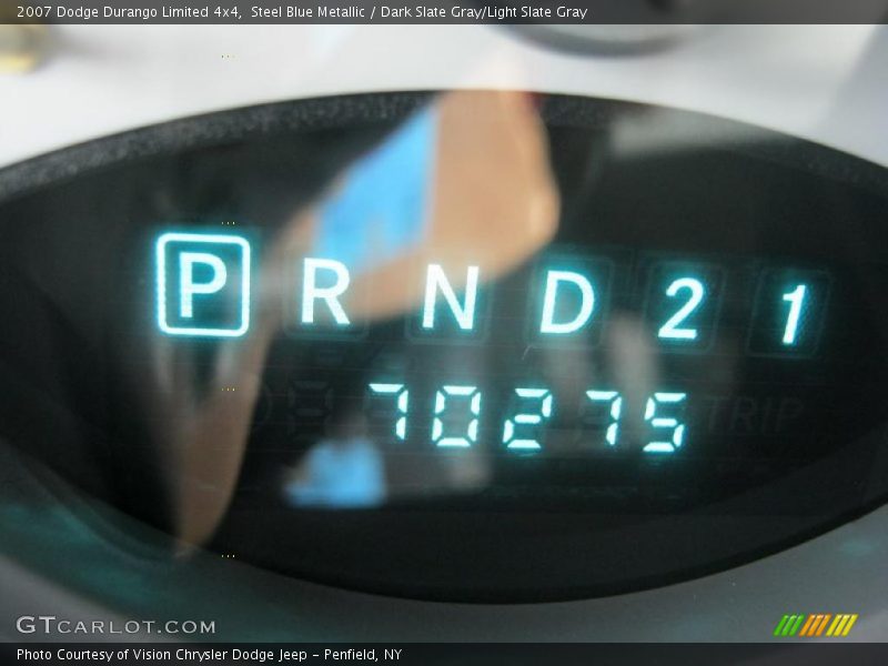 Steel Blue Metallic / Dark Slate Gray/Light Slate Gray 2007 Dodge Durango Limited 4x4
