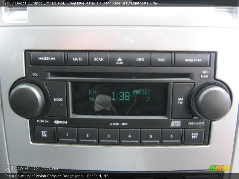 Steel Blue Metallic / Dark Slate Gray/Light Slate Gray 2007 Dodge Durango Limited 4x4