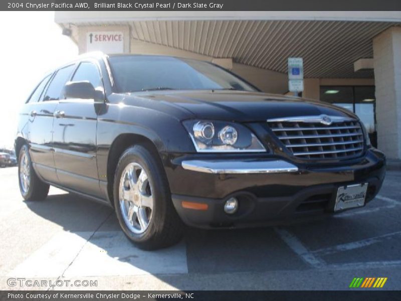 Brilliant Black Crystal Pearl / Dark Slate Gray 2004 Chrysler Pacifica AWD