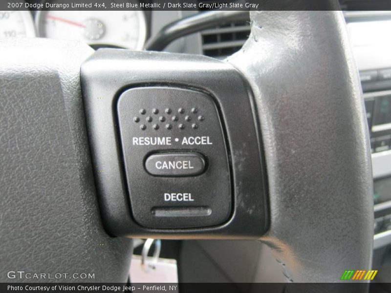 Steel Blue Metallic / Dark Slate Gray/Light Slate Gray 2007 Dodge Durango Limited 4x4