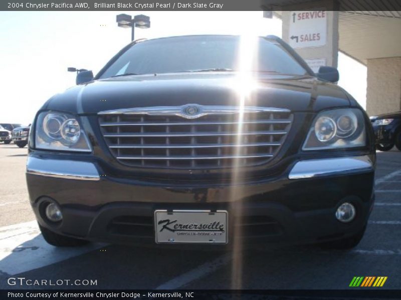 Brilliant Black Crystal Pearl / Dark Slate Gray 2004 Chrysler Pacifica AWD