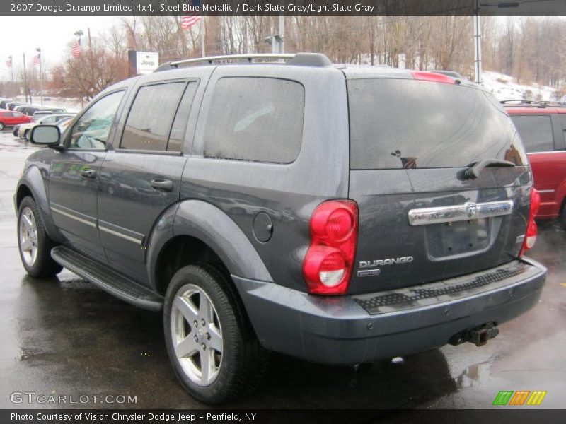 Steel Blue Metallic / Dark Slate Gray/Light Slate Gray 2007 Dodge Durango Limited 4x4