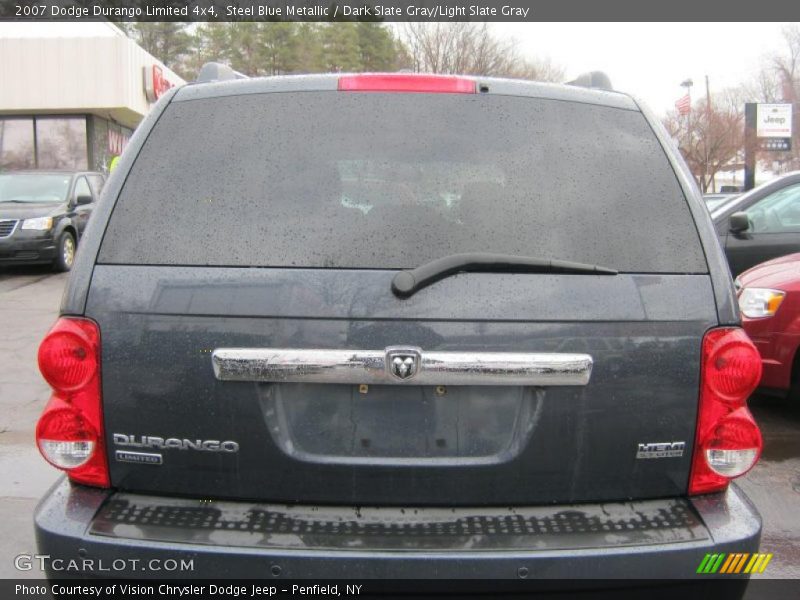 Steel Blue Metallic / Dark Slate Gray/Light Slate Gray 2007 Dodge Durango Limited 4x4