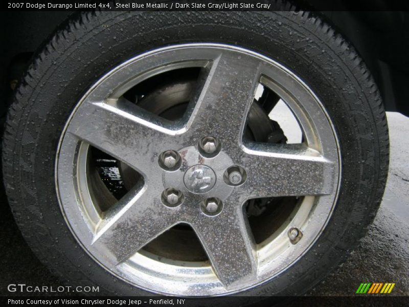 Steel Blue Metallic / Dark Slate Gray/Light Slate Gray 2007 Dodge Durango Limited 4x4