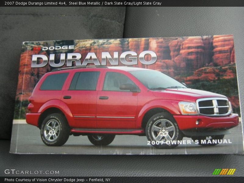 Steel Blue Metallic / Dark Slate Gray/Light Slate Gray 2007 Dodge Durango Limited 4x4