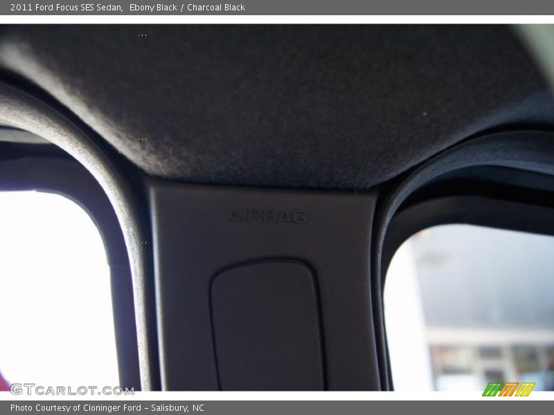 Ebony Black / Charcoal Black 2011 Ford Focus SES Sedan