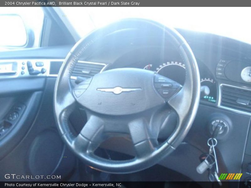 Brilliant Black Crystal Pearl / Dark Slate Gray 2004 Chrysler Pacifica AWD