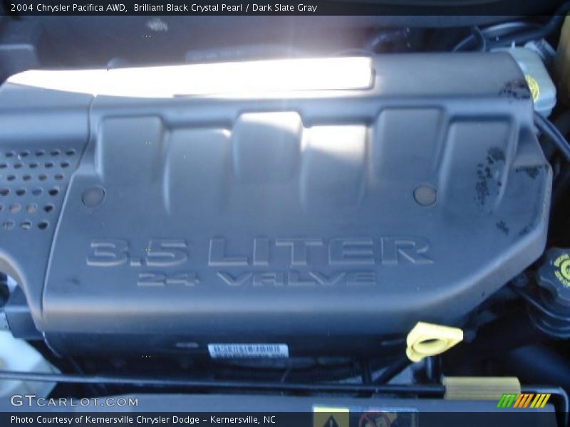 Brilliant Black Crystal Pearl / Dark Slate Gray 2004 Chrysler Pacifica AWD