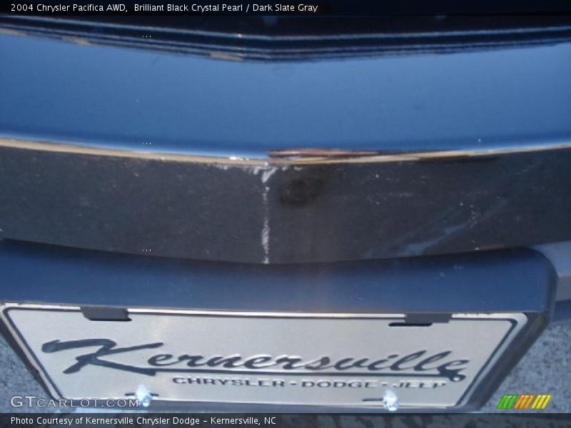Brilliant Black Crystal Pearl / Dark Slate Gray 2004 Chrysler Pacifica AWD