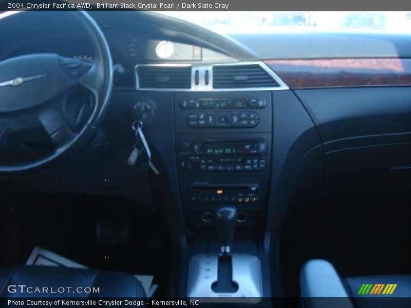 Brilliant Black Crystal Pearl / Dark Slate Gray 2004 Chrysler Pacifica AWD
