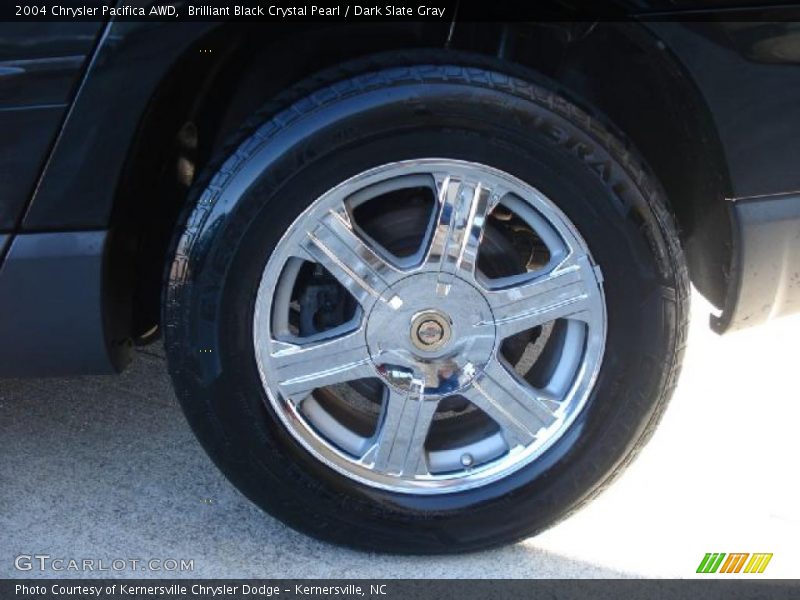 Brilliant Black Crystal Pearl / Dark Slate Gray 2004 Chrysler Pacifica AWD