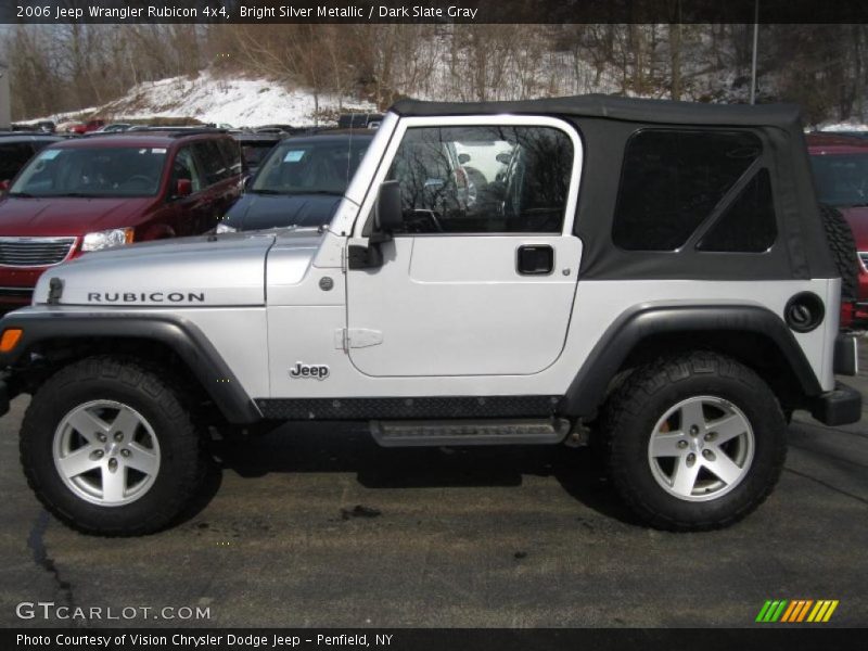 Bright Silver Metallic / Dark Slate Gray 2006 Jeep Wrangler Rubicon 4x4