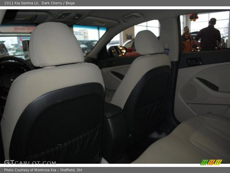 Dark Cherry / Beige 2011 Kia Optima LX