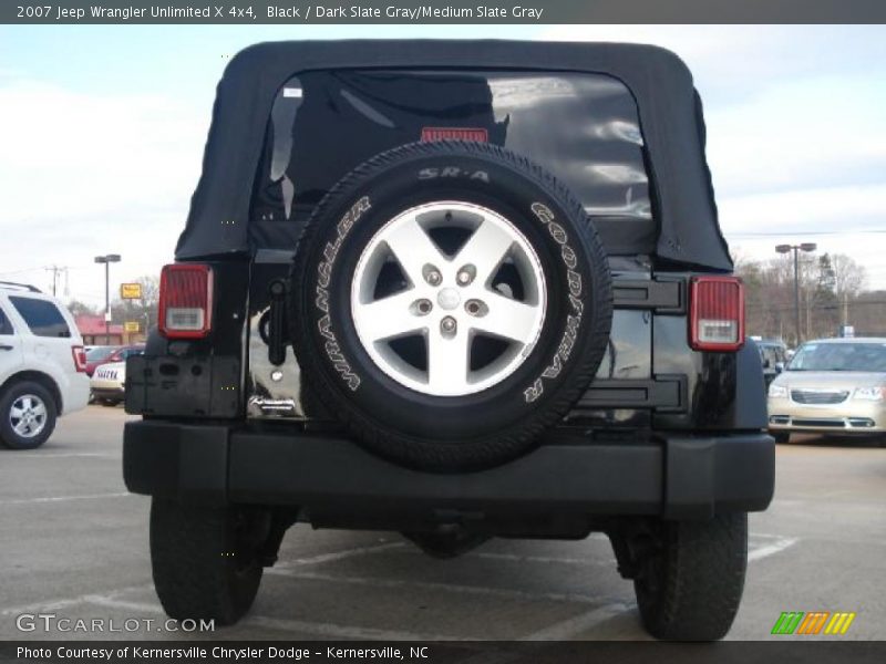 Black / Dark Slate Gray/Medium Slate Gray 2007 Jeep Wrangler Unlimited X 4x4