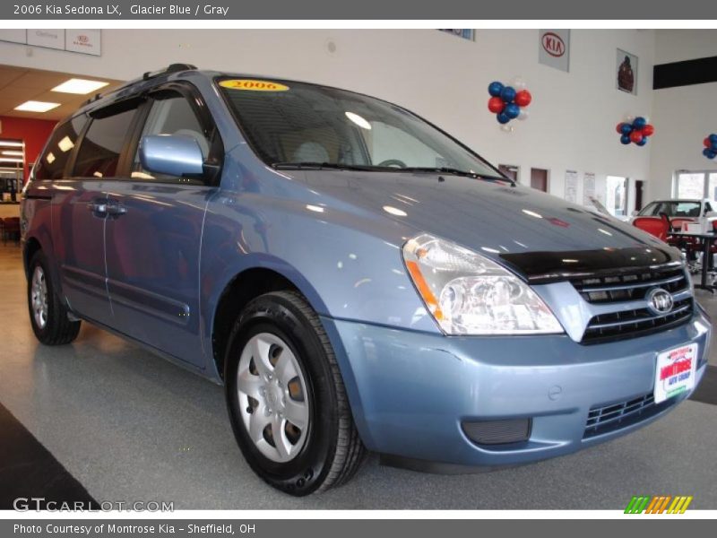 Glacier Blue / Gray 2006 Kia Sedona LX