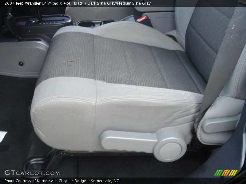 Black / Dark Slate Gray/Medium Slate Gray 2007 Jeep Wrangler Unlimited X 4x4