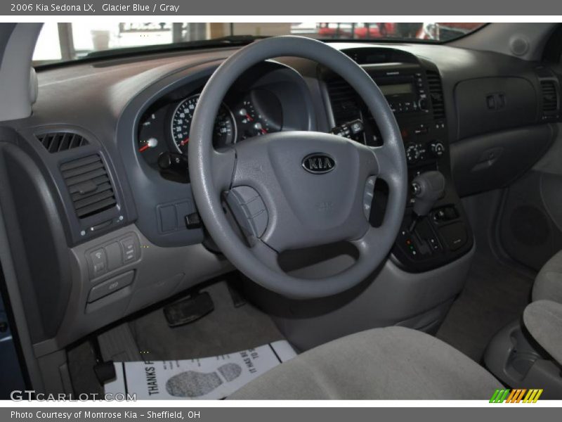 Glacier Blue / Gray 2006 Kia Sedona LX