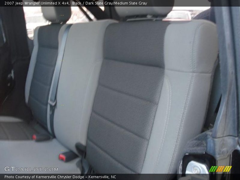 Black / Dark Slate Gray/Medium Slate Gray 2007 Jeep Wrangler Unlimited X 4x4