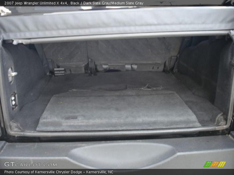 Black / Dark Slate Gray/Medium Slate Gray 2007 Jeep Wrangler Unlimited X 4x4