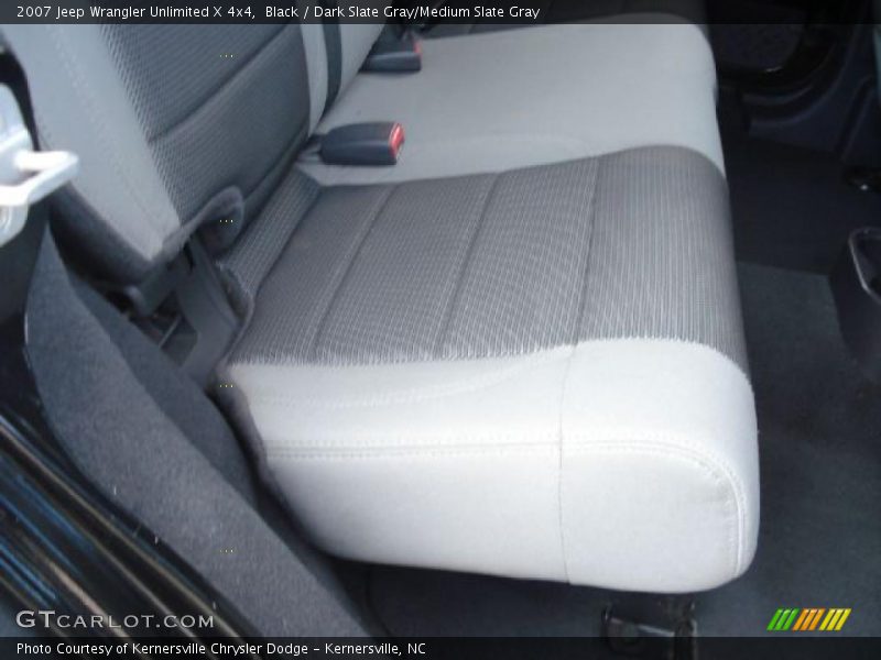 Black / Dark Slate Gray/Medium Slate Gray 2007 Jeep Wrangler Unlimited X 4x4