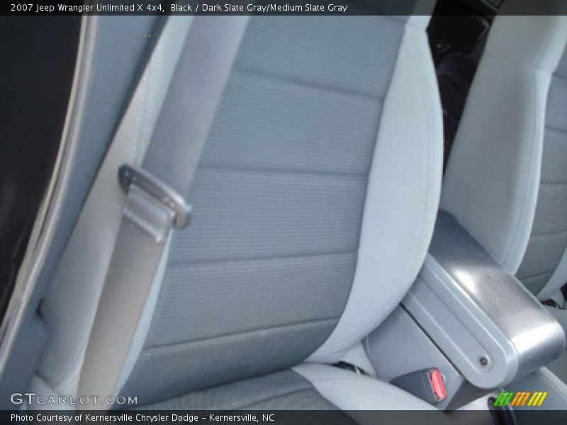 Black / Dark Slate Gray/Medium Slate Gray 2007 Jeep Wrangler Unlimited X 4x4