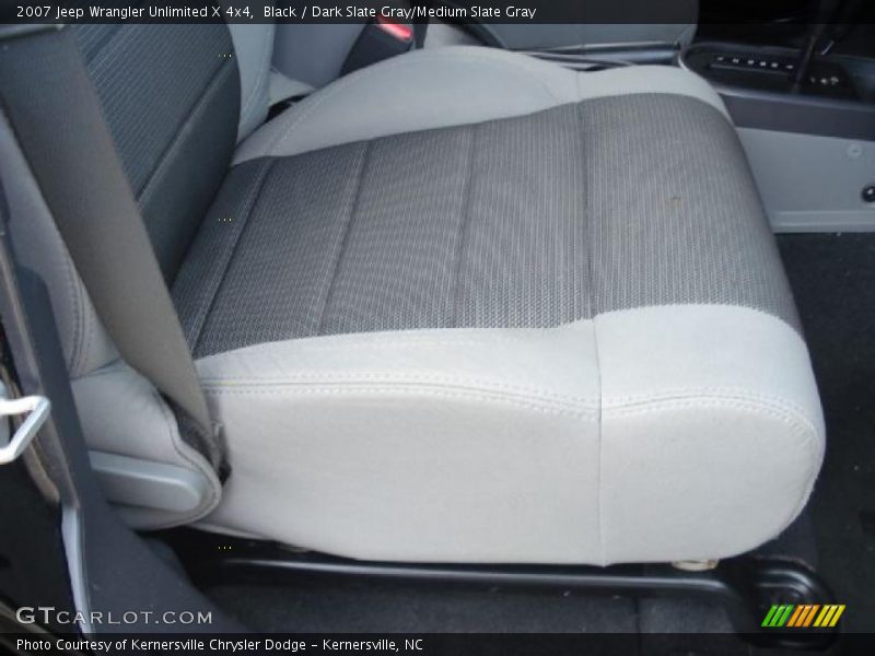 Black / Dark Slate Gray/Medium Slate Gray 2007 Jeep Wrangler Unlimited X 4x4