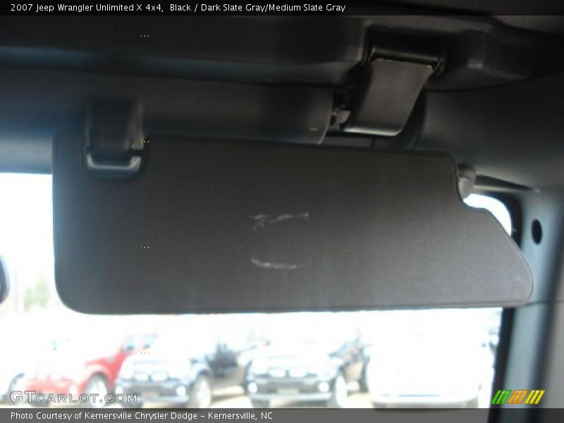 Black / Dark Slate Gray/Medium Slate Gray 2007 Jeep Wrangler Unlimited X 4x4
