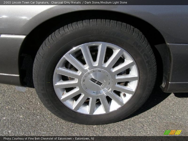 Charcoal Grey Metallic / Dark Stone/Medium Light Stone 2003 Lincoln Town Car Signature