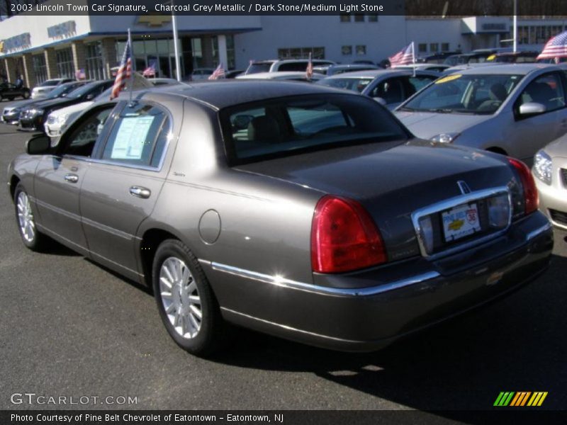 Charcoal Grey Metallic / Dark Stone/Medium Light Stone 2003 Lincoln Town Car Signature