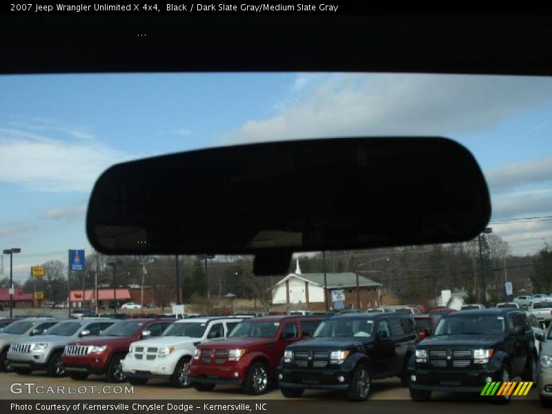 Black / Dark Slate Gray/Medium Slate Gray 2007 Jeep Wrangler Unlimited X 4x4
