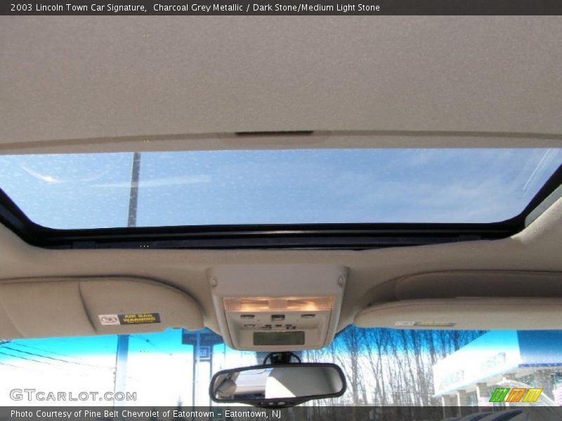 Charcoal Grey Metallic / Dark Stone/Medium Light Stone 2003 Lincoln Town Car Signature