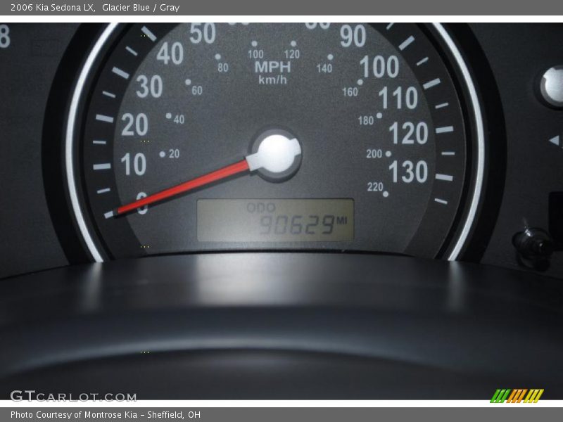 Glacier Blue / Gray 2006 Kia Sedona LX