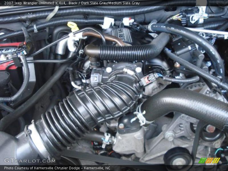 Black / Dark Slate Gray/Medium Slate Gray 2007 Jeep Wrangler Unlimited X 4x4