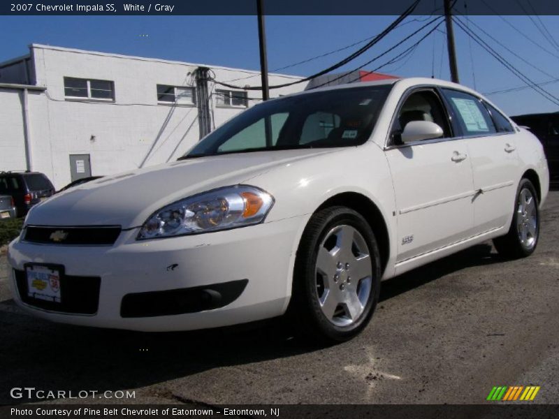White / Gray 2007 Chevrolet Impala SS
