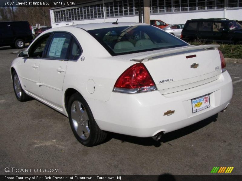 White / Gray 2007 Chevrolet Impala SS