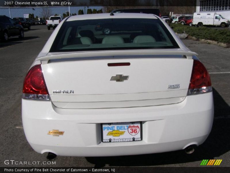 White / Gray 2007 Chevrolet Impala SS