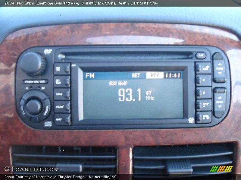 Controls of 2004 Grand Cherokee Overland 4x4