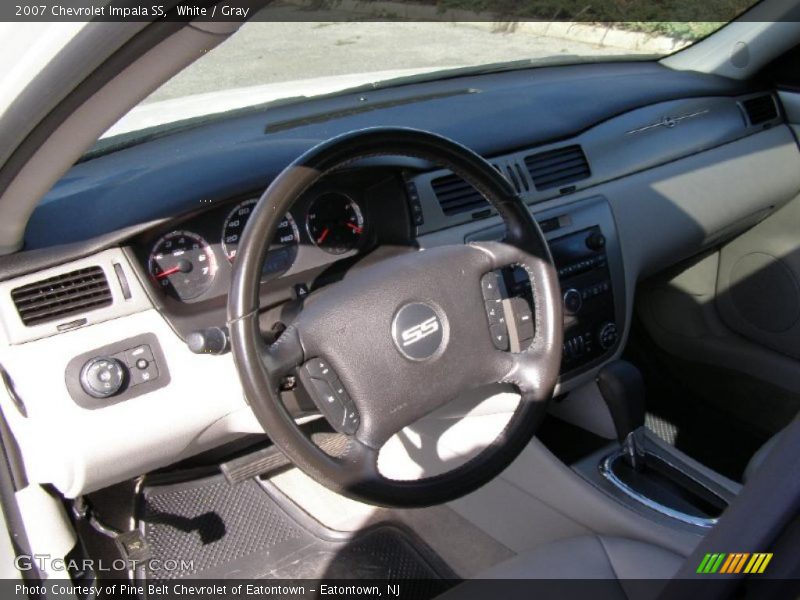 White / Gray 2007 Chevrolet Impala SS