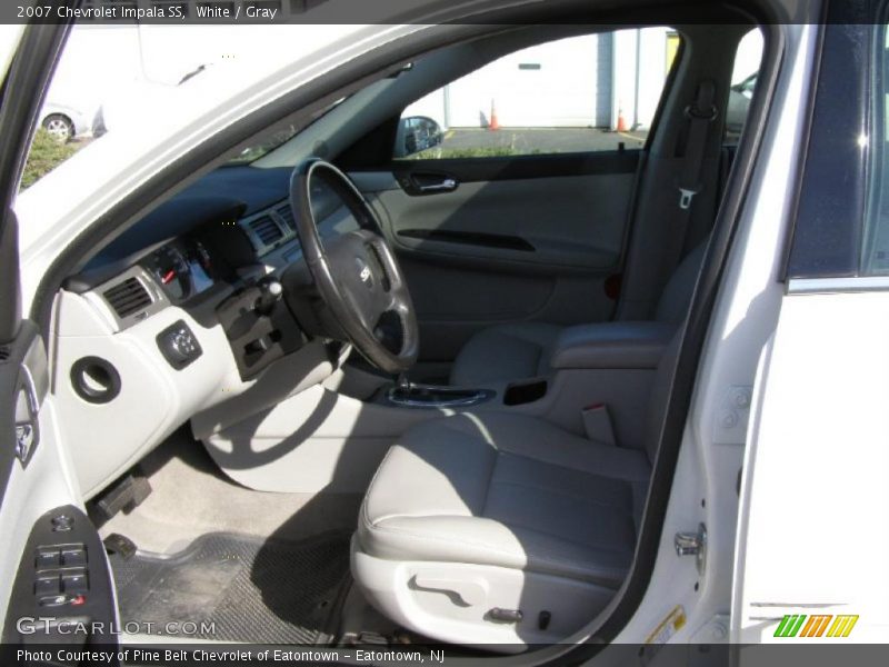 White / Gray 2007 Chevrolet Impala SS