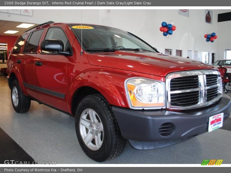 Inferno Red Crystal Pearl / Dark Slate Gray/Light Slate Gray 2006 Dodge Durango SXT